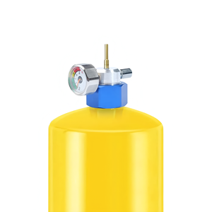 Adaptador de aluminio para uso de llenado de propano de <span class=keywords><strong>gas</strong></span> verde con medidores de presión de tanque de camping para accesorios de Paintball - Product Image 3