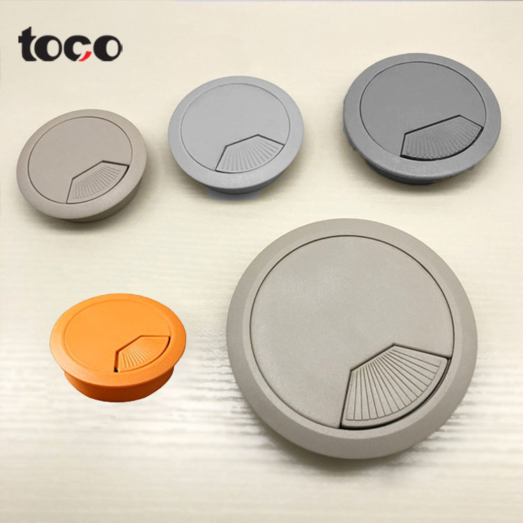 Офисная мебель toco, 70 мм, настольный кабельный втулка, настольный пластиковый кабельный провод, втулка с отверстием для провода