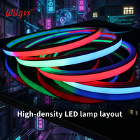 Bande LED néon flexible en PVC 18x16mm, 50m de long, haute tension 110V/220V, étanche IP68, résistante aux UV, garantie 5 ans