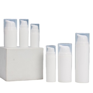 Échantillon GRATUIT, faible MOQ, flacon cosmétique vide en plastique de 50 ml, conteneur cylindrique pour soins de la peau, flacon pompe sans air pour soins de la peau, flacon de voyage pour lotion de 30 ml - Product Image 4