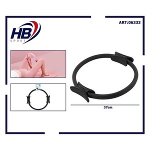 Anillo de Pilates Negro para Ejercicios de Fortalecimiento del Core y Flexibilidad - Product Image 3