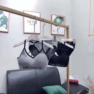 Usine directe <span class=keywords><strong>Netflix</strong></span> fronde beau dos sous-vêtements de sport Sexy sans anneau en acier push-up confort sans Trace ensemble de soutien-gorge - Product Image 2