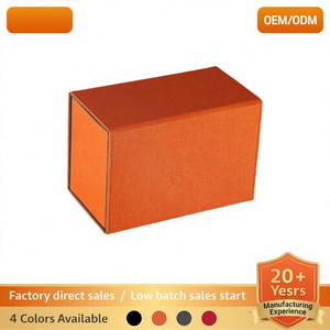 Boîte de rangement en cuir FX pour jeux de cartes à collectionner, étui de rangement magnétique pour cartes de jeu, organisateur de cartes magiques - Product Image 2