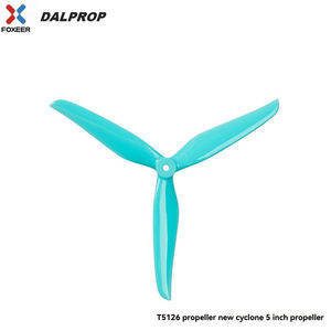 Foxeer Dalprop Nuevo T5126 Hélice Metálica de 5 Pulgadas y 3 Aspas para Vuelo a Larga Distancia con Equilibrio Dinámico, Juego de 4 - Product Image 2