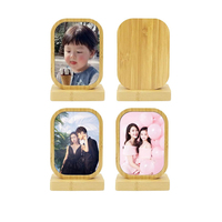 Cadre en bambou pour impression par transfert thermique DIY, sublimation, pour décoration intérieure