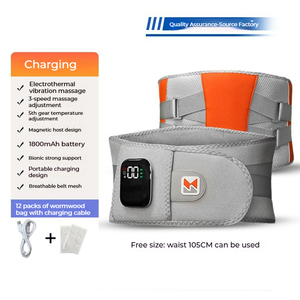 Masajeador Lumbar Inalámbrico con Calor Eléctrico y Vibración para Alivio del Dolor, Cinturón de Masaje para la Espalda Baja y Cintura - Product Image 5