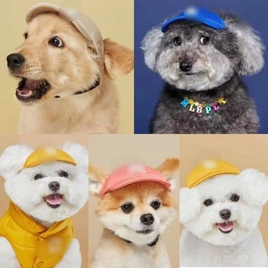 Casquette de baseball ajustable pour animaux de compagnie avec trous pour les oreilles et cordon de serrage – Idéale pour chiens, chats, Teddy, Schnauzer – Personnalisable - Product Image 6