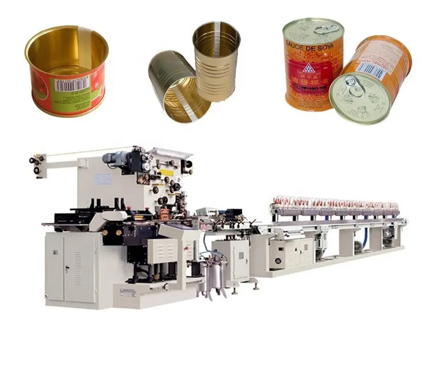 Metal can production line tin can making machine for making tin can