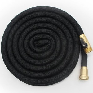 OEM États-Unis Enrouleur de tuyau d'arrosage rétractable double en latex avec poignée télescopique anti-corrosion et extension automatique 3x - Product Image 5