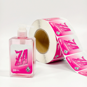 Eco Friendly <b>Roll</b> Labels Sustainable Material Self Adhesive <b>Stickers</b> for Green Brand Product Packaging - Product Image 4