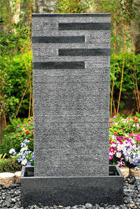 हाथ से नक्काशीदार आधुनिक इनडोर पानी का फव्वारा छोटे हरी ग्रेनाइट पत्थर बगीचे के लिए अनुकूलित किया गया - Product Image 3