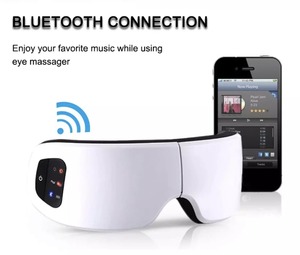 OEM Rechargeable Smart <strong>Eye</strong> <strong>Massager</strong> With Timing Control Relaxing Vibration And Pressure Heating Therapy Bluetooth Connectivity