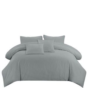 Clover Vua Kích thước <span class=keywords><strong>Comforter</strong></span> Set 710tc sợi nhỏ mềm khách sạn chất lượng bộ đồ giường với được trang bị tấm vỏ gối - Product Image 1