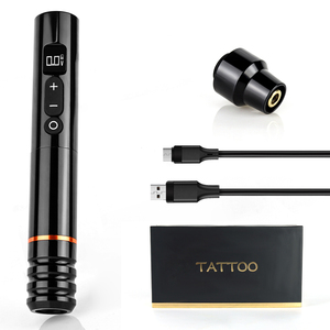 เครื่องสักไร้สาย 1800mAh มอเตอร์ไร้แปรงถ่าน แบบโรตารี่ สำหรับงานเส้นและลงเงา เหมาะสำหรับศิลปินสักลาย - Product Image 5