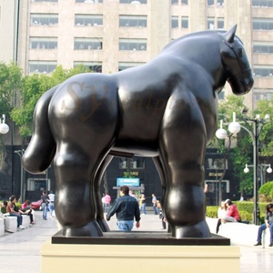 Célèbre sculpture de cheval en laiton de Fernando <span class=keywords><strong>Botero</strong></span> pour la place ou la rue - Product Image 5