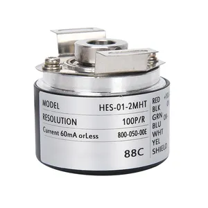 Codificador óptico rotativo de alta resolução 2500ppr fotoelétrico HES-25-2MHC HES-01-2MHT Codificador incremental rotativo Nemicon