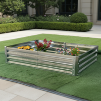 Grand kit de jardinière surélevée, bac à plantes durable et résistant aux intempéries pour patio et jardin