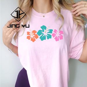 Camiseta Estampada para Mujer 2024, Camiseta de Talla Grande para Mujer, Fabricante de Camisetas, Camiseta Personalizada de Marca Propia - Product Image 3