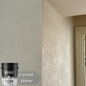 <span class=keywords><strong>Pintura</strong></span> Acrílica <span class=keywords><strong>Gris</strong></span> con Textura de Arena Microcristalina Wufushan Yajing para Arte Mural Interior y Exterior - Product Image 2