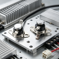 Nuevo Termostato Bimetálico KSD-301 con Sensor de Temperatura y Apagado Instantáneo para Hervidores Eléctricos