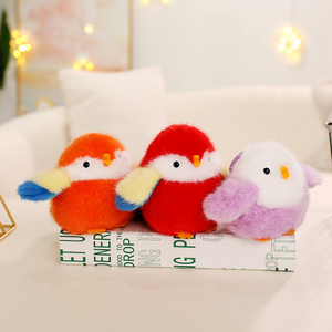 Portachiavi in peluche adorabile uccello-Mini pappagallo imbottito macchina artiglio <span class=keywords><strong>regalo</strong></span> - Product Image 2