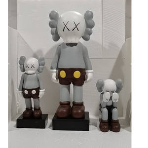 Statue en fibre de verre, décorations de style nordique, modèle de personnage de dessin animé mignon, ensemble abstrait, cadeau de mariage, cadeau d'anniversaire, artisanat en résine, décoration de la maison - Product Image 3