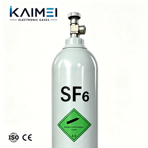 Gas Hexafluoruro de Azufre (SF6) de Alta Pureza 99.999% 5N para Aislamiento GIS y Grabado de Semiconductores, Cilindro de 47L, Fabricante - Product Image 3