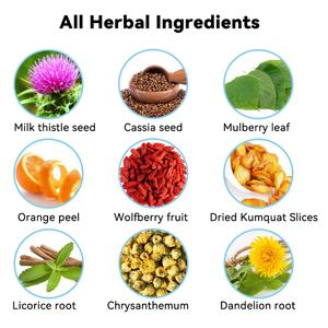 Té de Semillas de Cardo Mariano Tostadas 100% Naturales y Orgánicas de Chinaherbs, Té Saludable para el Cuerpo, Té para el Hígado de 21 Días, Té para la Salud del Hígado y los Riñones - Product Image 2