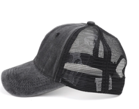 Casquettes personnalisées avec plaque de lumière lavée, casquette en maille respirante pour hommes et femmes, casquette de baseball, chapeaux de camionneur