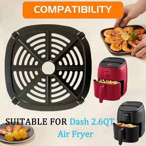 Juego de platos divisores para freidora de aire de 17cm/20cm, bandejas antiadherentes para hornear/cocinar al vapor/asar para accesorios Ninja/<span class=keywords><strong>Cosori</strong></span> - Product Image 2