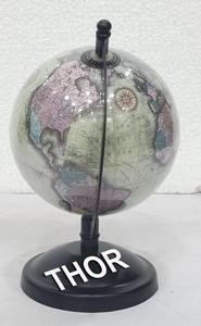 Globe de Table étoilé, accessoires de décoration du monde nautique, pour Table de bureau, couleur blanche, rotatif, avec support en acier, décor de bureau - Product Image 6