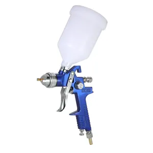 HVLP Không Spray Gun Sơn Phun 1.4 Mm/1.7 Mm 600 Ml Trọng Thức Ăn Airbrush Kit Xe Đồ Nội Thất Tranh phun Công Cụ