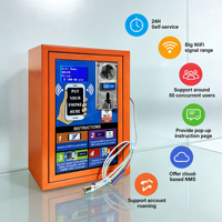 Nouvelle idée de produit 2025 : Distributeur automatique économique de points d'accès Wi-Fi sécurisés en acier, à monnayeur