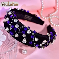 YouLaPan – bandeau simple en strass pour femmes, adapté aux mariages, banquets, danses, fêtes, accessoires de cheveux à la mode, YXA267