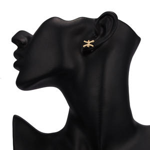 Pendientes de Moda en Oferta en Aliexpress, Pendientes de Botón con Signos del Zodiaco, Chapados en Oro, 12 Constelaciones, Horóscopo - Product Image 4