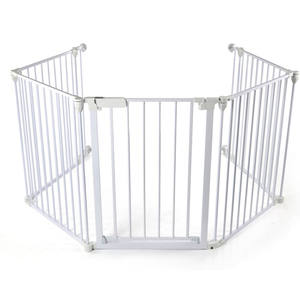 Barrière <span class=keywords><strong>de</strong></span> sécurité pour bébé pliable à 5 panneaux, auto-fermante, portable, en métal, autoportante, barrière <span class=keywords><strong>de</strong></span> protection contre les chutes, barrière <span class=keywords><strong>de</strong></span> sécurité ignifuge - Product Image 6