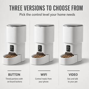 Comedero Automático Inteligente para Mascotas con Control por Aplicación para Dueños Ocupados, Gatos y Perros Pequeños de Menos de 10 kg, con Batería de Respaldo - Product Image 4