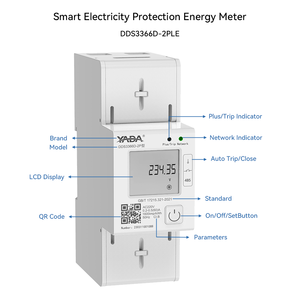 <span class=keywords><strong>Compteur</strong></span> <span class=keywords><strong>d</strong></span>'énergie YADA avec télécommande Bluetooth, protection contre les surcharges, relais intégré, pour la distribution <span class=keywords><strong>d</strong></span>'énergie commerciale et résidentielle - Product Image 6