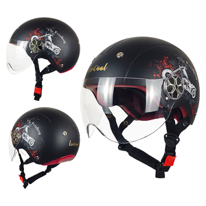 Caschi guidi per Moto <span class=keywords><strong>da</strong></span> Moto con casco simpatico per ragazzi e ragazze Street Riding Casque Moto Bike sport - Product Image 4