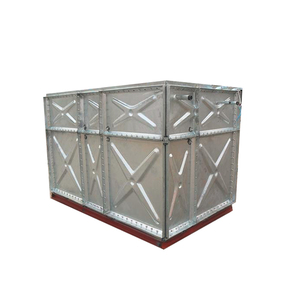 Personalización de fábrica Tanque de agua de acero inoxidable Tanque de agua FRP Torre de agua cuadrada Lavabo de almacenamiento Depósito de incendios - Product Image 2