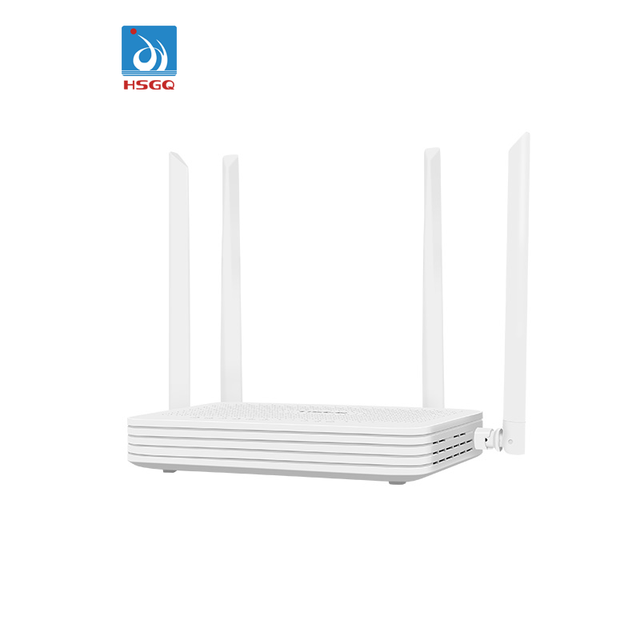HSGQ-X400AXF FTTH Solution 4*5dBi Antenna 2.4G 5.8G 4GE AX3000 WiFi Dual Band XPON ONU ONT
