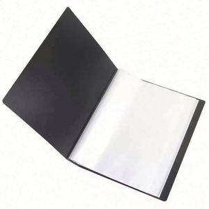 Promotional Custom Logo <b>Plastic</b> A4 20 Pockets Display Clearbook <b>Transparent</b> <b>Sheet</b> Protector PP Clear Document Folder EN71/ASTM - Product Image 1
