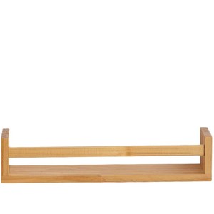 Wall Mounted Wooden <b>Shelf</b> Natural Wood Color Rectangle Countertop Multipurpose Home Decoration Display <b>Rack</b> - Product Image 5