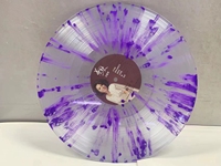 Transparante Kleur Basis Spetterde Kleur 12 "180 Gram Muziekschijf Voor Vinyl Platenspeler Lp Pvc Vinyl Plaat Persen