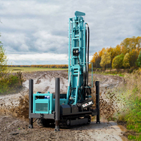 Steel Crawler Mounted Water Well Drilling Rig Machine
