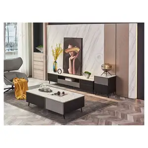 Opma橱柜现代木质设计师大理石电视柜控制台室家具电视柜