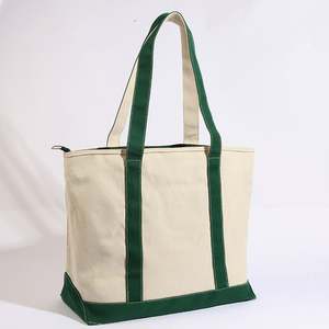 Bolsa de Tela de Algodón Orgánico al por Mayor, 10oz, Gruesa, Grande, Lisa, Reutilizable para Compras, con Correa de Hombro de Color Personalizado - Product Image 4