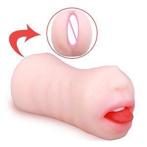 2 In 1 Blow Job Volwassen Seksspeeltjes Voor Mannen Masturbator Vagina Masturbatie Speelgoed Voor Mannelijke Mond Kanaal Masturbator - Product Image 1
