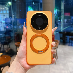 Étui magnétique professionnel pour Mate 80 Pro Max/80 - Rotation à 360°, bord doux mat, dos rigide, antichoc, avec support d'anneau - Product Image 3