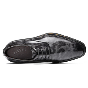 Chaussures italiennes pour hommes, de haute qualité, à enfiler, à bout carré, décontractées, pour mariage, formelles, faites à la main, sur mesure, pour l'automne - Product Image 3